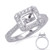 14KT Gold Diamond Engagement Ring Setting  EN8207-6X4MWG
