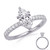 14KT Gold Diamond Engagement Ring Setting  EN8366-11X5.5WG