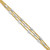 Leslie's Sterling Silver Rhod-plated Gold-tone Bracelet