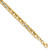 14k with White Rhodium Polished Textured Fancy Link Bracelet