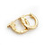 Diamond Huggie Earrings in 14K Yellow Gold 0.25 CTW