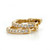 Diamond Huggie Earrings in 14K Yellow Gold 0.25 CTW