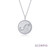 Lafonn Zodiac Constellation Coin Necklace, Scorpio