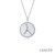 Lafonn Zodiac Constellation Coin Necklace, Cancer