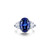 Lafonn 7 CTW Fancy Lab-Grown Sapphire Three-Stone Ring