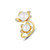 Lafonn Cultured Freshwater Pearl Flower Open Ring