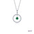 Lafonn May Birthstone Reversible Open Circle Necklace