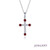 Lafonn May Birthstone Cross Necklace