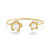 Lafonn Flower with Pearl Bangle Bracelet