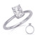 White Gold Engagement Ring Style # EN8389-9X7ECWG