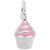 Swirl Cupcake Rembrant Charm