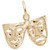 Comedy & Tragedy Masks Rembrant Charm