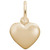 Small Puffy Heart Rembrant Charm