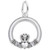 Petite Claddagh Rembrant Charm