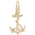 Anchor with Rope Rembrant Charm