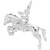 Horse & Rider Rembrant Charm