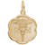 Rn Caduceus Scalloped Disc Rembrant Charm