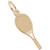 Small Tennis Racquet Rembrant Charm