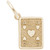 Ace of Hearts Rembrant Charm