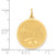 14KT Gold  Merry Christmas Disc Charm