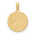 14KT Gold  with Enamel HAPPY HOLIDAYS with Holly On Round Disc Charm