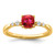 Gemstone and Diamond Ring