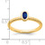Oval Bezel Gemstone Ring