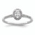 Oval Halo Diamond Semi-mount Engagement Ring s