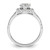 14K White Gold Lab Grown Diamond VS/SI GH, Semi-mount Engagement RinRM8700E-100-WLG