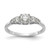 14k White Gold DiamondSemi-Mount Eng Ring RM5908E-SEMI-4WA