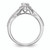 Diamond Halo Semi-Mount & Complete Engagement Ring sRM2174E-050-WAA