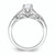 Diamond Round Semi-mount By-Pass Engagement Ring sRM2514E-025-WAA