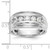 Men's Diamond Channel Bands