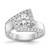 Peg Set Diamond Semi-mount By-Pass Engagement Ring sRM2491E-050-7WLG