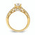 14K Vintage (Holds 1 carat 6.5mm) Round Center) 1/2 carat Diamond Semi-Mount Engagement Ring RM8873E-100-YAA