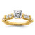 14K Lab Grown Diamond VS/SI GH,Semi-mount Engagement Ring RM9032E-100-YLG