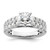 14K White Gold Lab Grown Diamond VS/SI GH, Semi-mount Engagement RinRM8962E-100-WLG