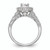 Diamond Halo Semi-Mount Engagement Ring sRM2118E-075-WAA