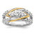 14K Two-Tone Lab Grown Diamond VS/SI GH, Ring RM8983-116-7WYLG