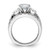 14K White Gold Lab Grown Diamond VS/SI GH, Semi-mount Engagement RinRM8978E-150-WLG