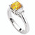 14kw Emma Grace Radiant Cultured Diamond Ring  (Semi-mount)EGR16M