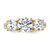 14ky True Origin Lab Grown Diamond 5ctw VS/SI DEF 3 Stone Ring RM11010-500-LD