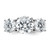 14kw True Origin Lab Grown Diamond 5ctw VS/SI DEF 3 Stone Ring RM11006-500-WLD