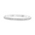 White Gold  Diamond Half Pave Band in 14KT Gold ur1622