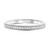 Half Pave Milgrain Diamond Band in 14KT Gold ur1790wb