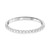 Bezel Set White Diamond Band in 14KT Gold kr3278w