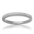 White Diamond Micropave Band in 14KT Gold ur1792wb