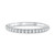 Half Pave Fishtail Diamond Band in 14KT Gold kr5607w