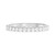White Gold  Shared Prong Pave Band in 14KT Gold 1092wb