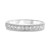 Polished Round White Diamond Band in 14KT Gold ur1305w